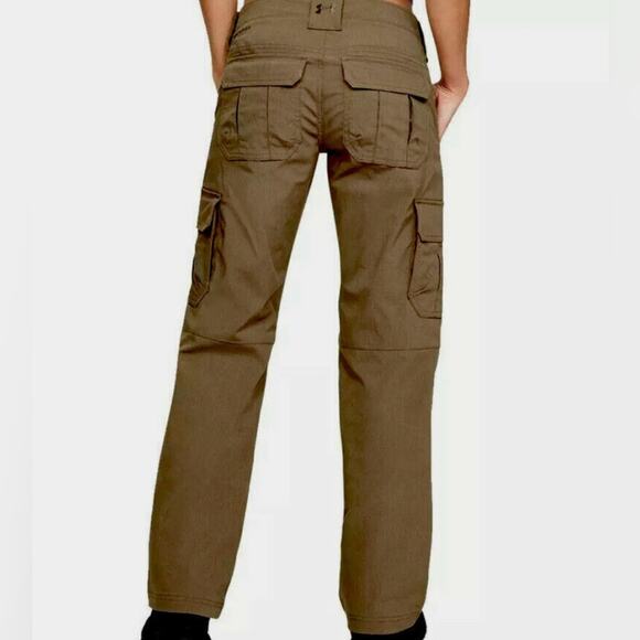 Under Armour Loose Fit Tactical Patrol Cargo Pant Sz 6 Utility Brown 1254097 251 - Picture 2 of 14